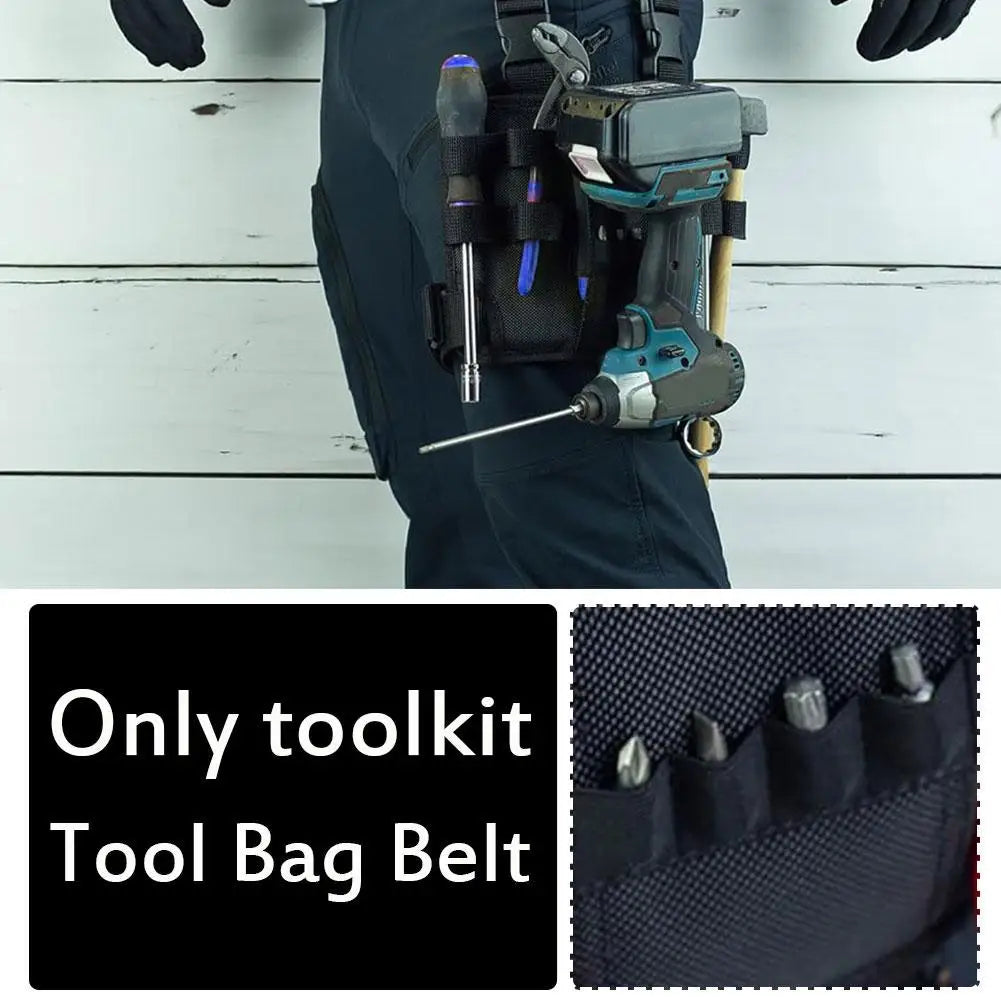 Tool Bag Belt for Leg Work Belt Tool Organizer Pouch Tactical Waist Bag Waist Tools Holder Maintenance Worker Carpenter